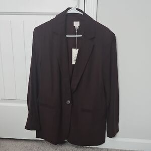 a new day Women's Dark Brown Blazer